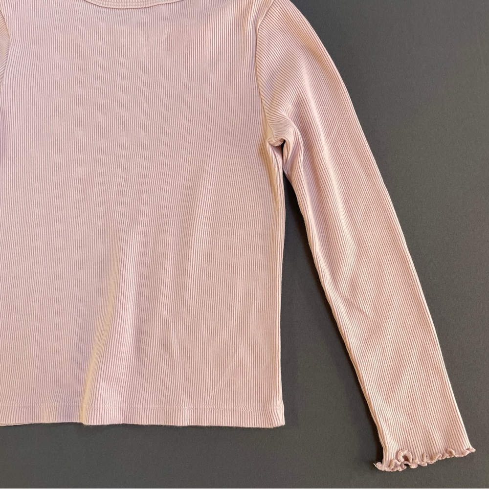 GAP Light Pink Long Sleeve Tee for Kids - Picture 12 of 13